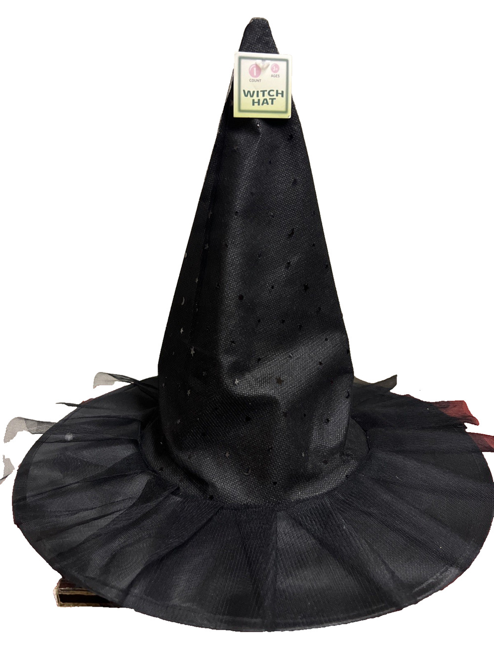 Target Black Witch Hat For Kids 3 & up Halloween Costume new